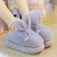 Kawaii Grey Bunny Slippers