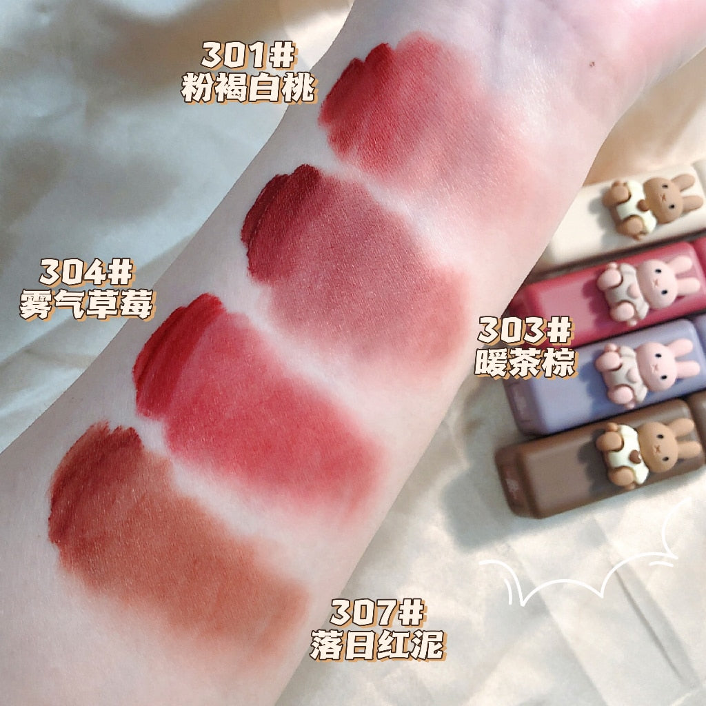 Kawaii Bunny Matte Lip Gloss Set