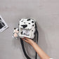 Kawaii Cow Pattern Print Mini Shoulder Bag