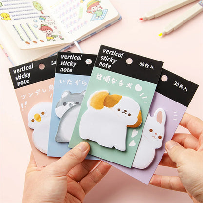 Cute Animal Booty Sticky Notes