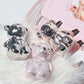Kawaii silver and pink bears 