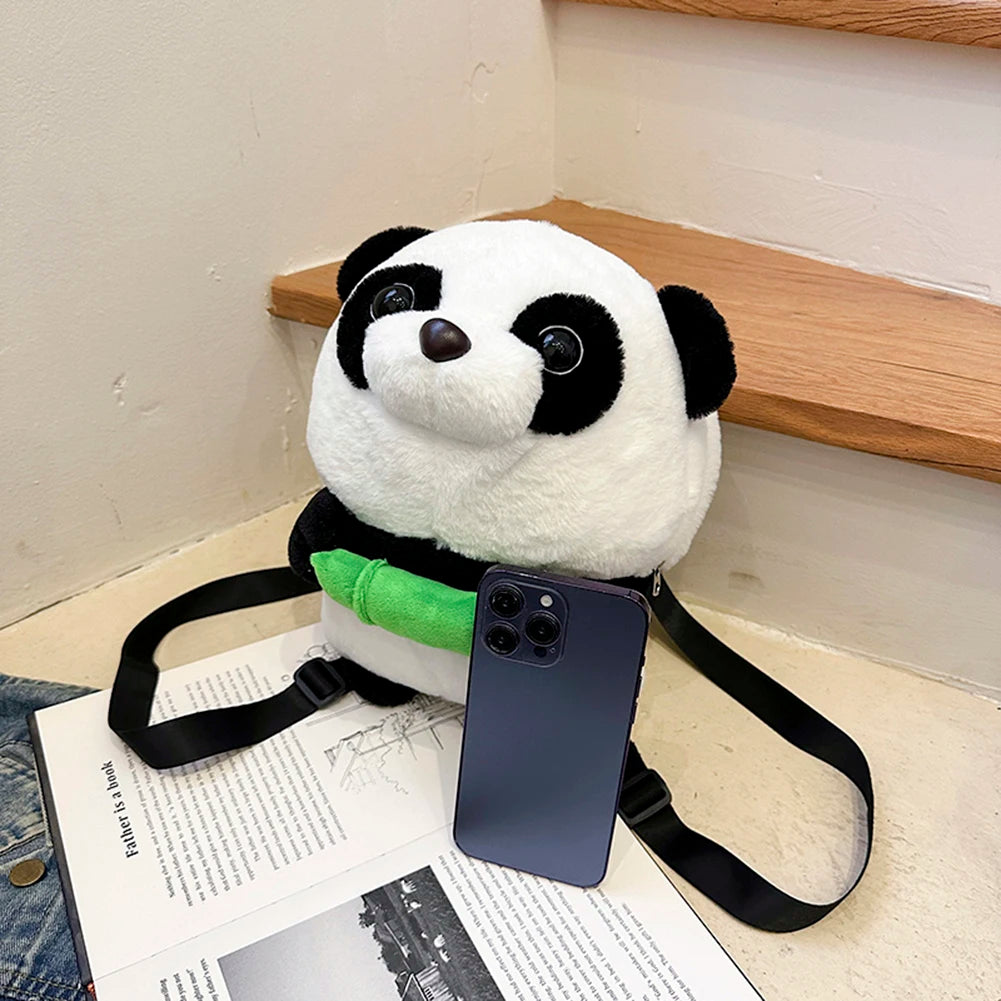 Fluffy best sale panda backpack