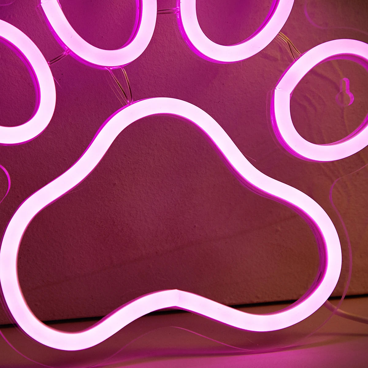 Kawaii Cat Paw Neon Light