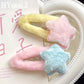 Kawaii Plush Star Pastel Hair Clips