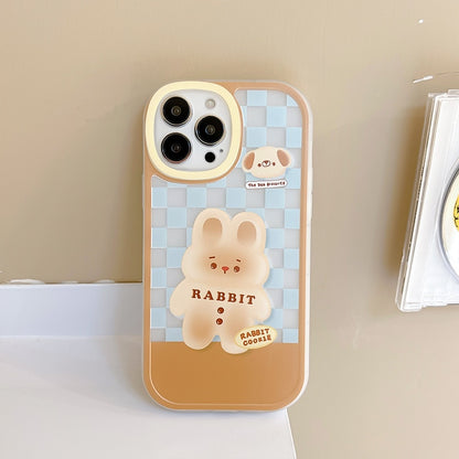 Kawaii Chocolate Puppy & Bunny iPhone Cover