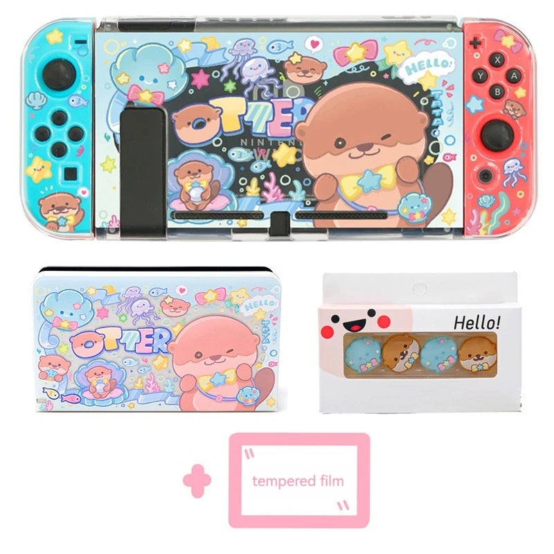 Kawaii Otter Nintendo Switch Case