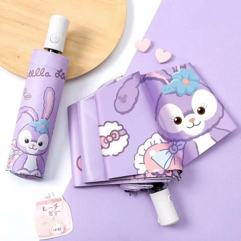 Kawaii Purple Bunny Umbrella