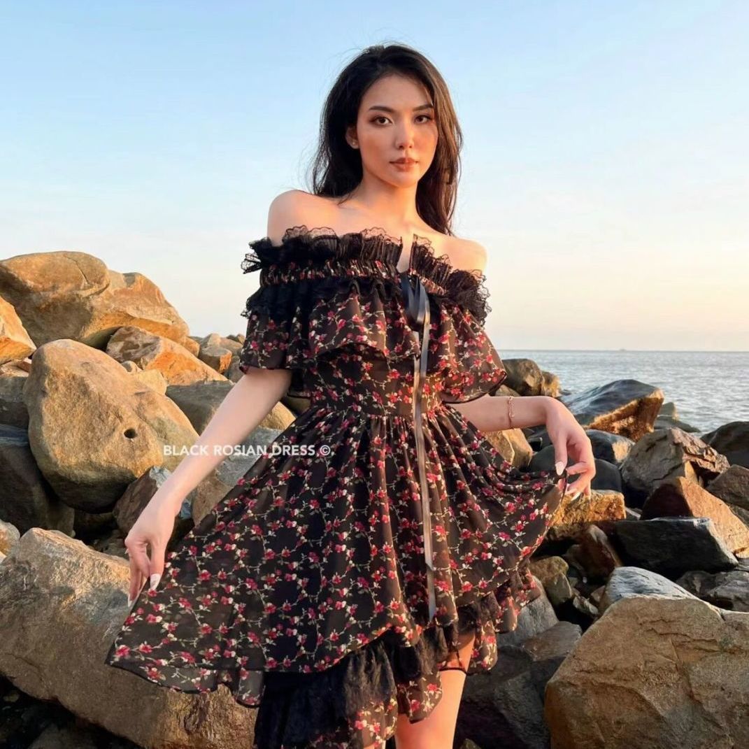 korean off shoulder dresses Korean Off Shoulder Dress