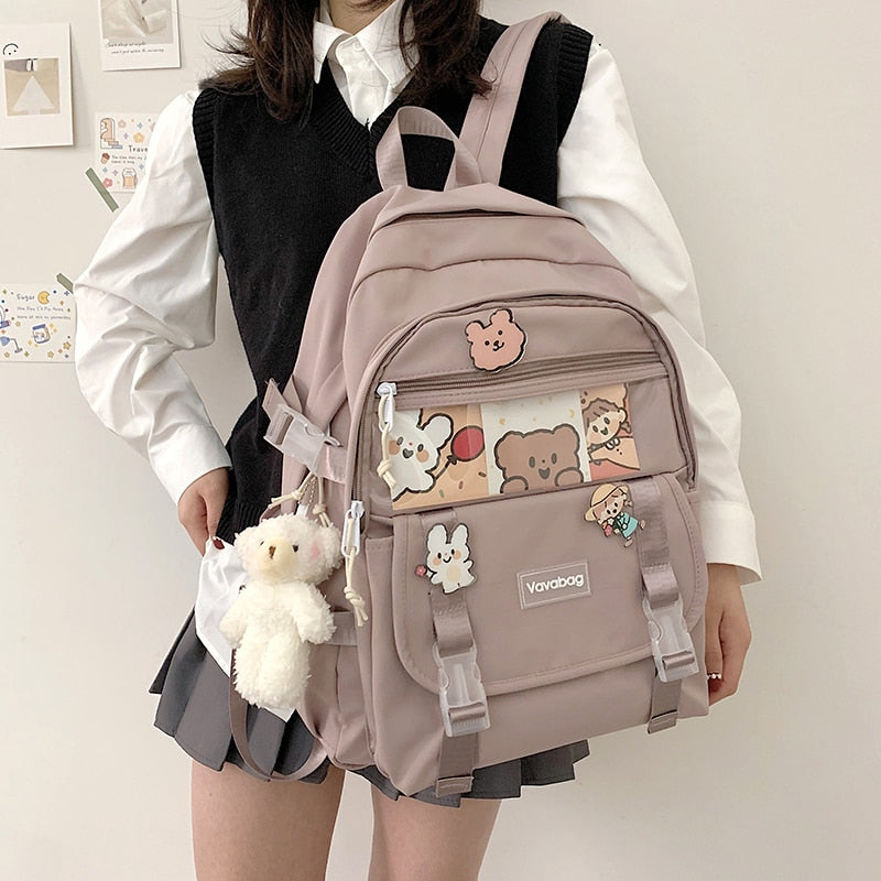 Kawaii Vavabag Backpack in Pink