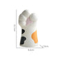 Kawaii Cat Paw Vase Dimensions