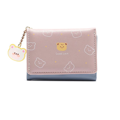 "Good Luck" Bear Wallets