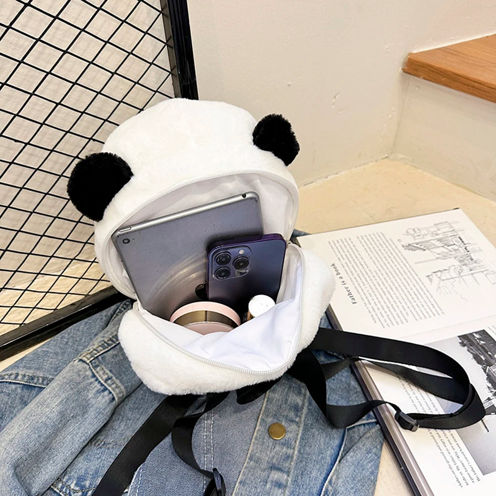 Small Plush Panda Backpack