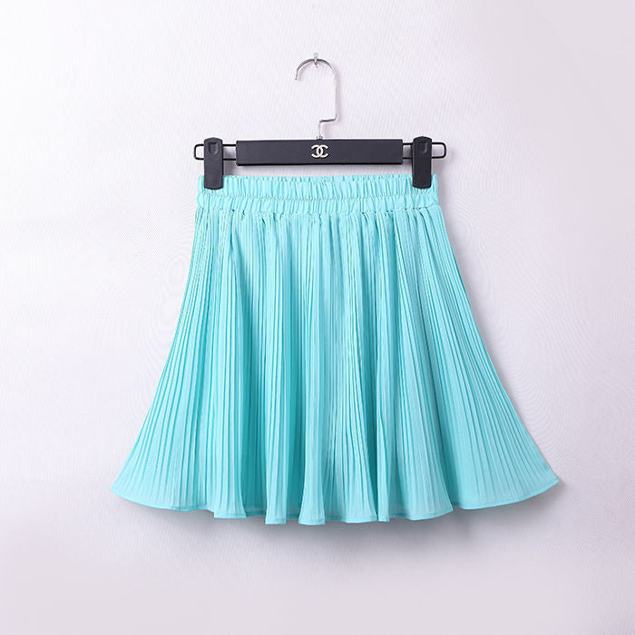 Kawaii Blue Chiffon Skirt