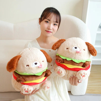 Hamburger Puppy Plushies