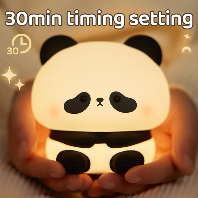 Sleepy Panda LED Night Lights