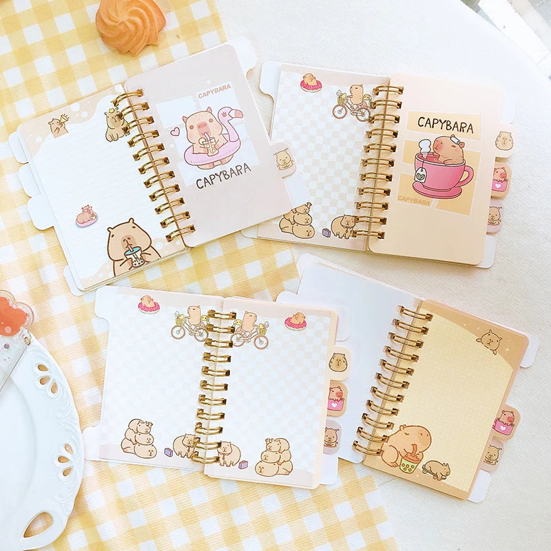 Cute Capybara Mini Notebooks – Kore Kawaii
