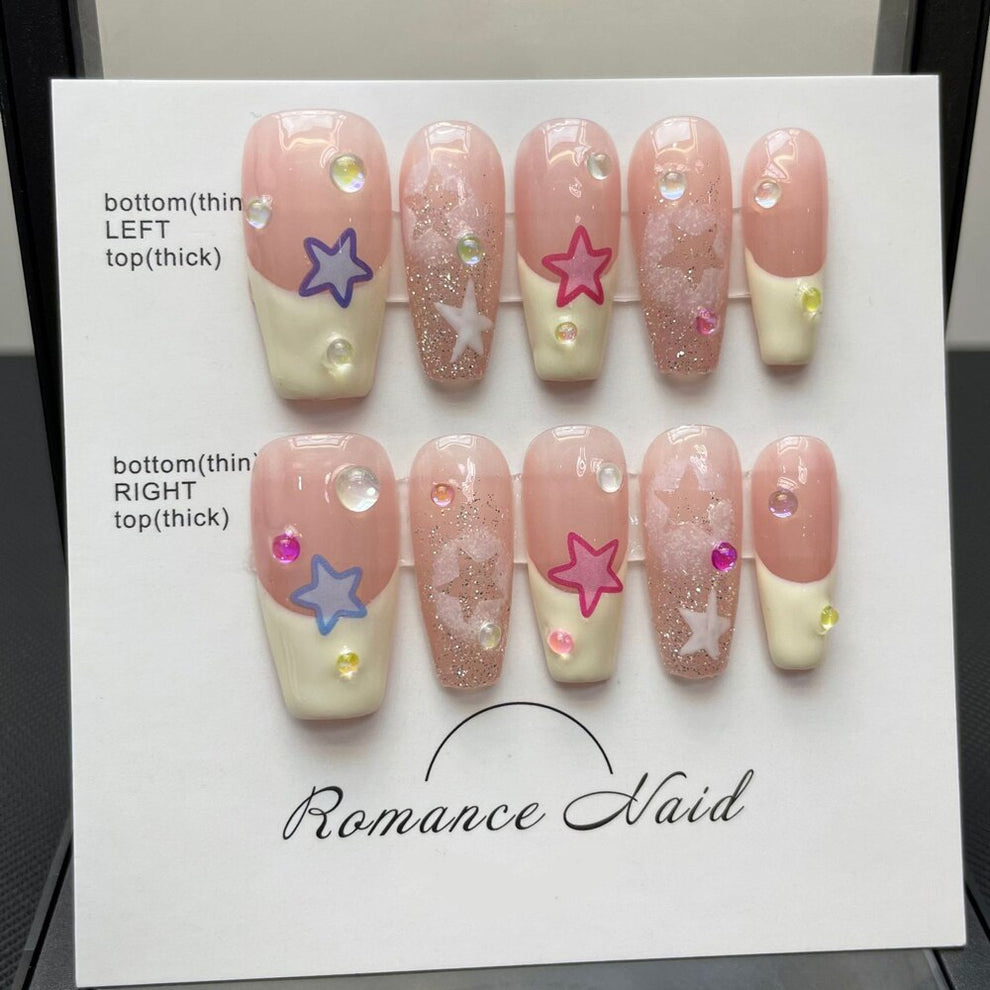 Kawaii Ballerina French Press On Nails – Kore Kawaii