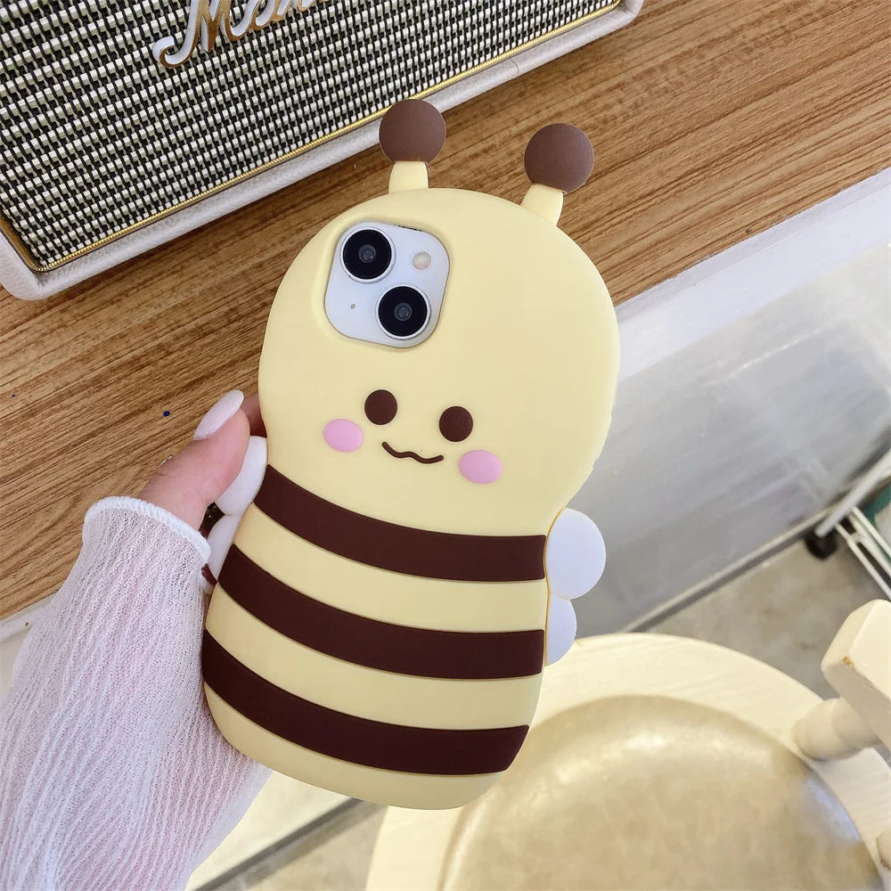 Kawaii Bumble Bee iPhone Case