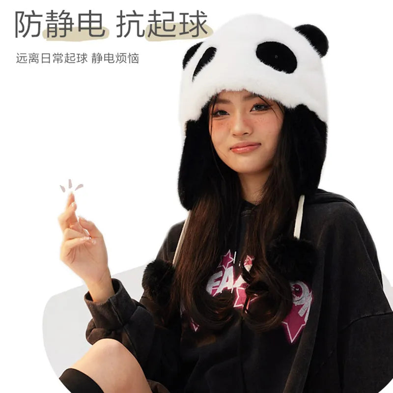 Plush Panda Hat