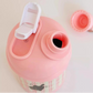 Kawaii Cat Pink Thermos Bottle top view