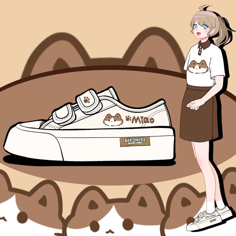 Kawaii Miao Cat Sneakers