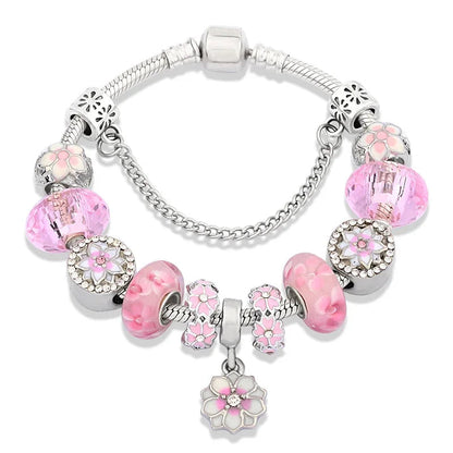 Kawaii Pink Charm Bracelets