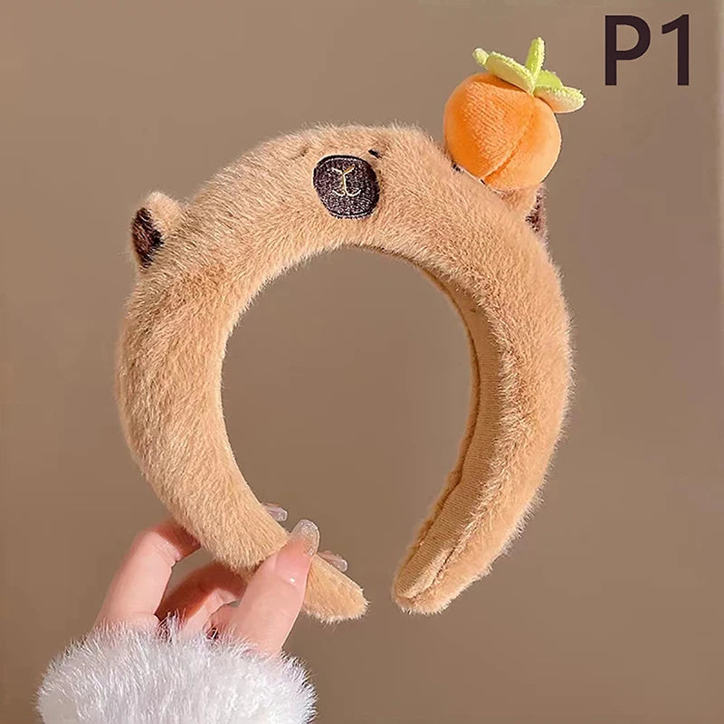 Cute Capybara Plush Headbands