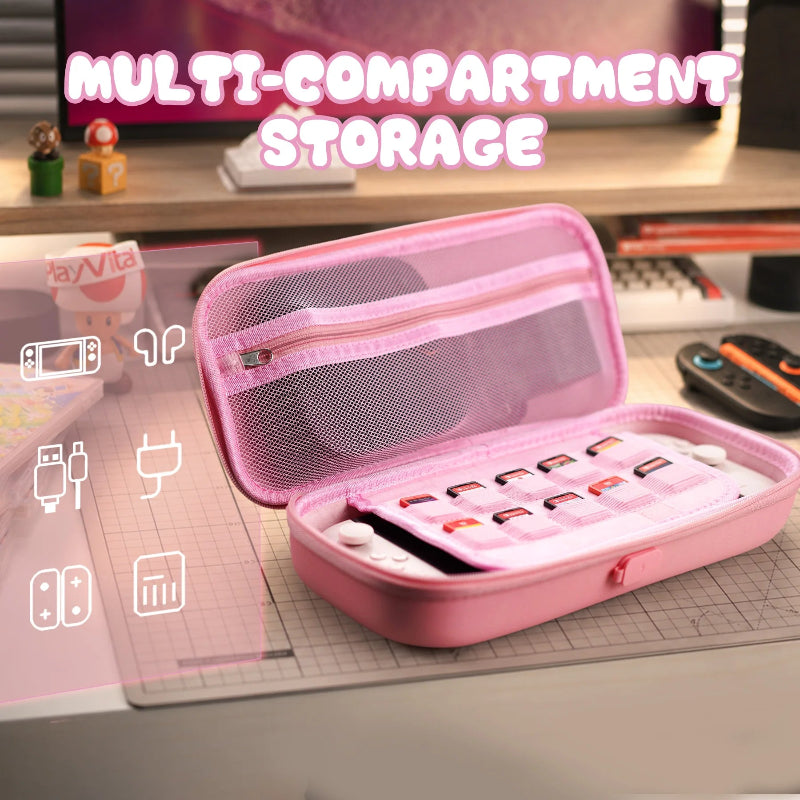 【本日限定特価】ピンクコア　72個　公式コアケース&ライフカウンターセット Kawaii Sakura Kitty Nintendo Switch 2 Case | Kore Kawaii