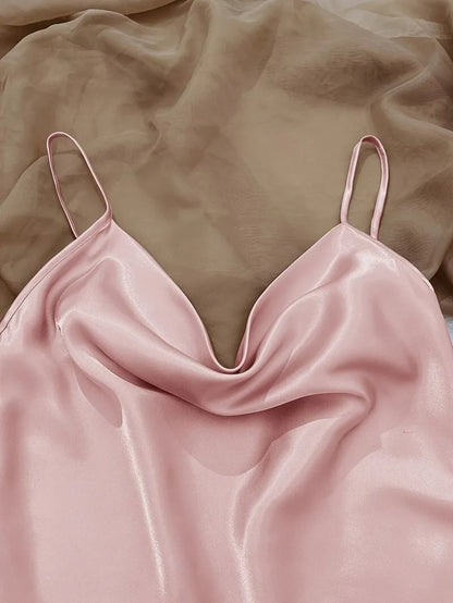 Silky Pink Pajamas