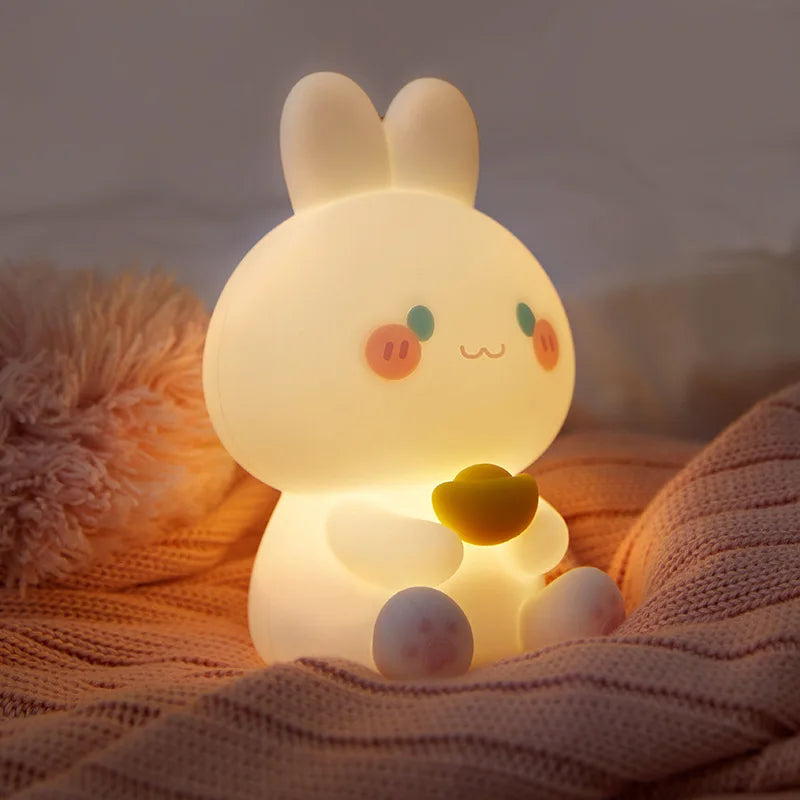 Pink Rabbit Night Light Lovely Bunny Night Light – Kore Kawaii