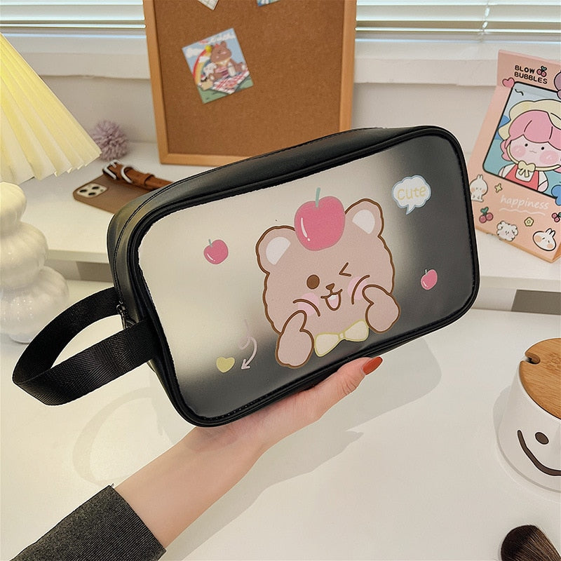 Kawaii Transparent Cosmetics Bags