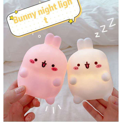 Kawaii Happy Bunny Night Lights