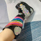 Rainbow Clouds Platform Boots