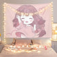 Kawaii Girl Wall Tapestry