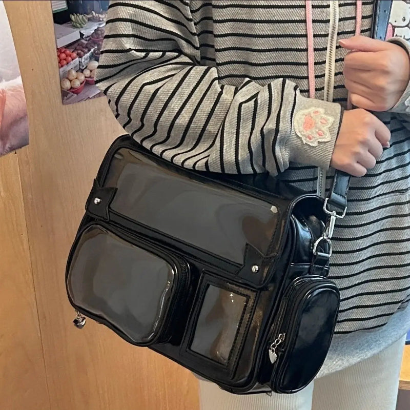 Black Kawaii Ita Shoulder Bag