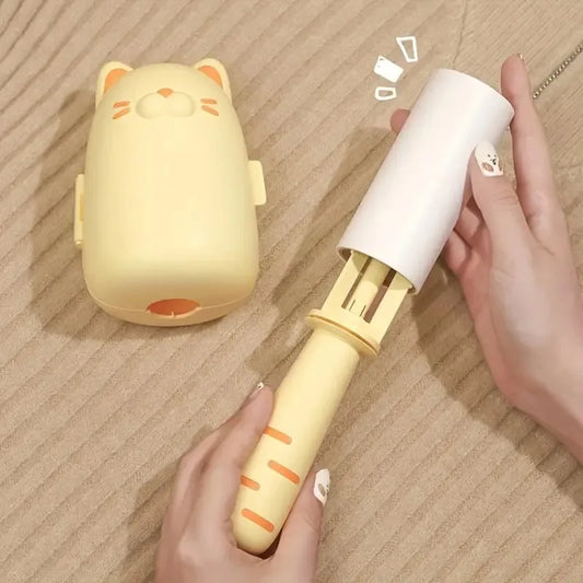 Kawaii cat-shaped hair removal tool