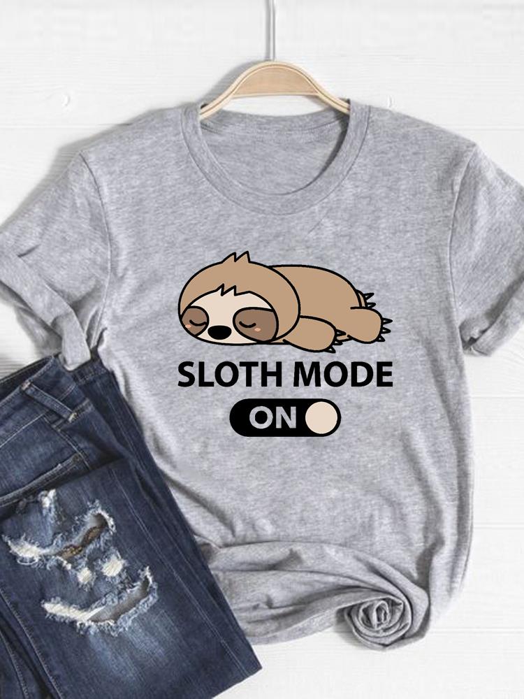 Kawaii Sloth Mode On T-Shirt