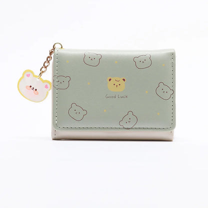 "Good Luck" Bear Wallets