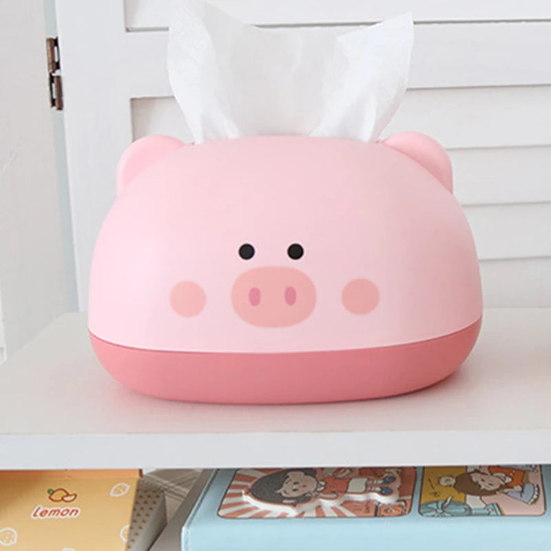 Cute Pig Tissue Box
