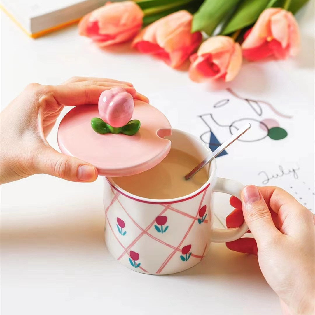 Tulip Ceramic Mugs