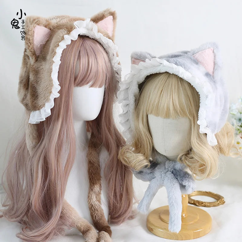 Cat Ears Bonnet - Whimsical Fashion for Feline Enthusiasts – Kore