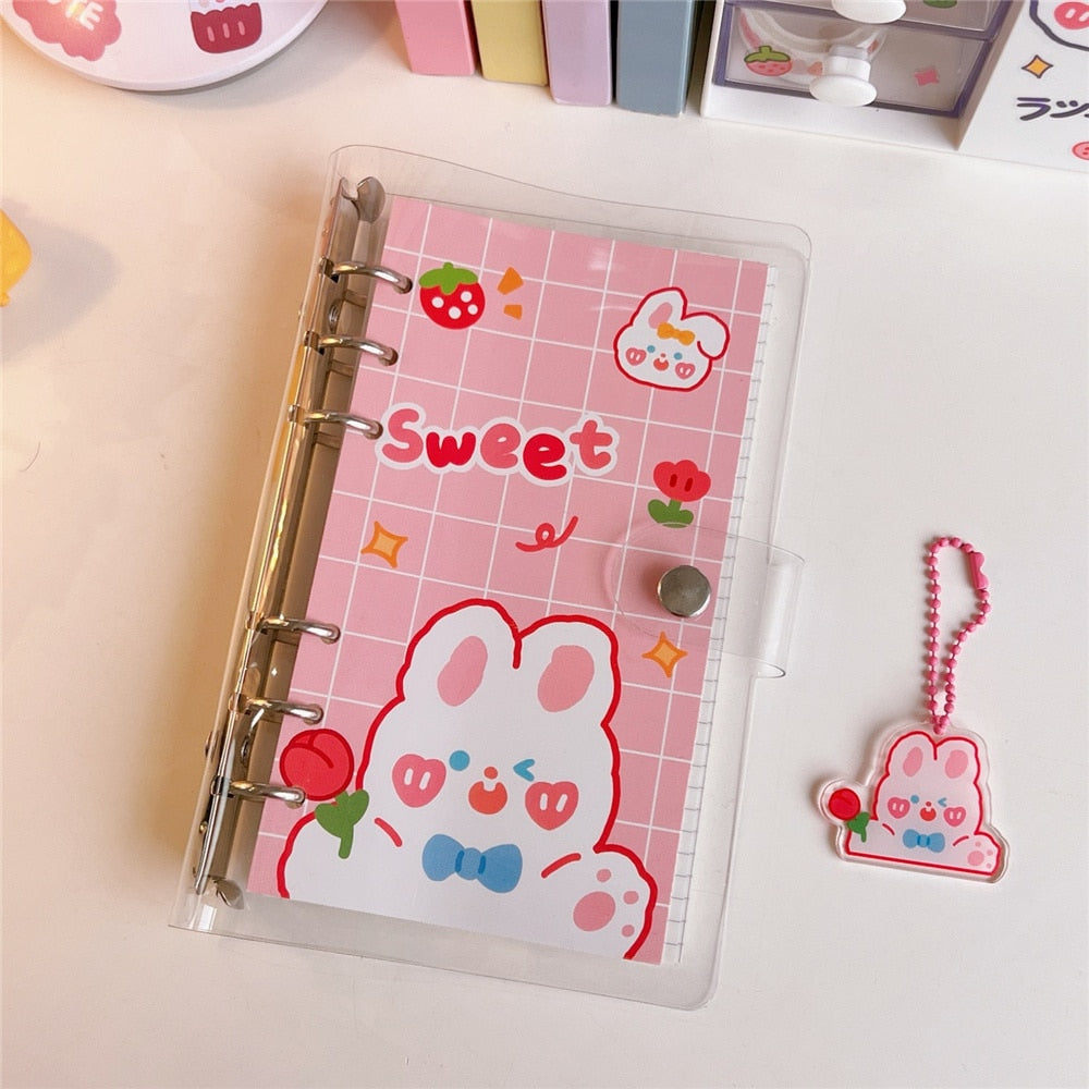 Kawaii Bunny Binder Notebook