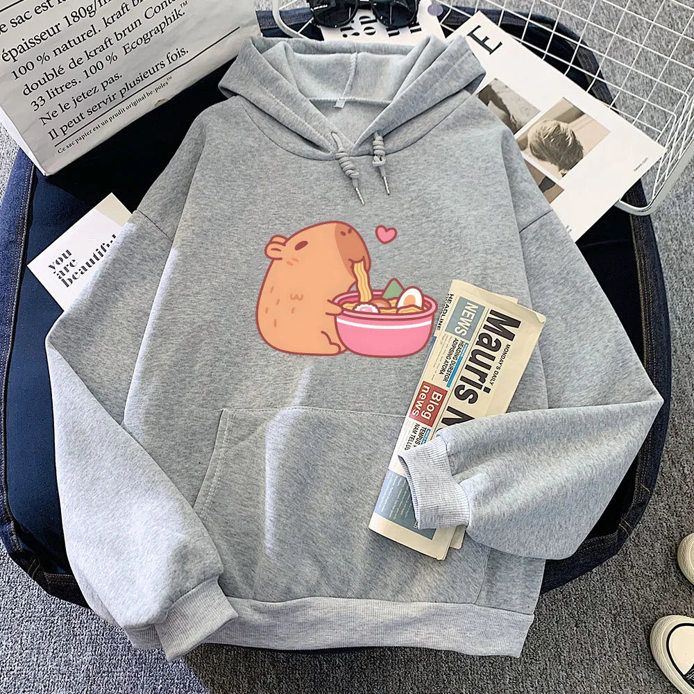 Kawaii Capybara Ramen Hoodie