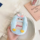 Kawaii Blue Penguin Photocard Pouch Keychain
