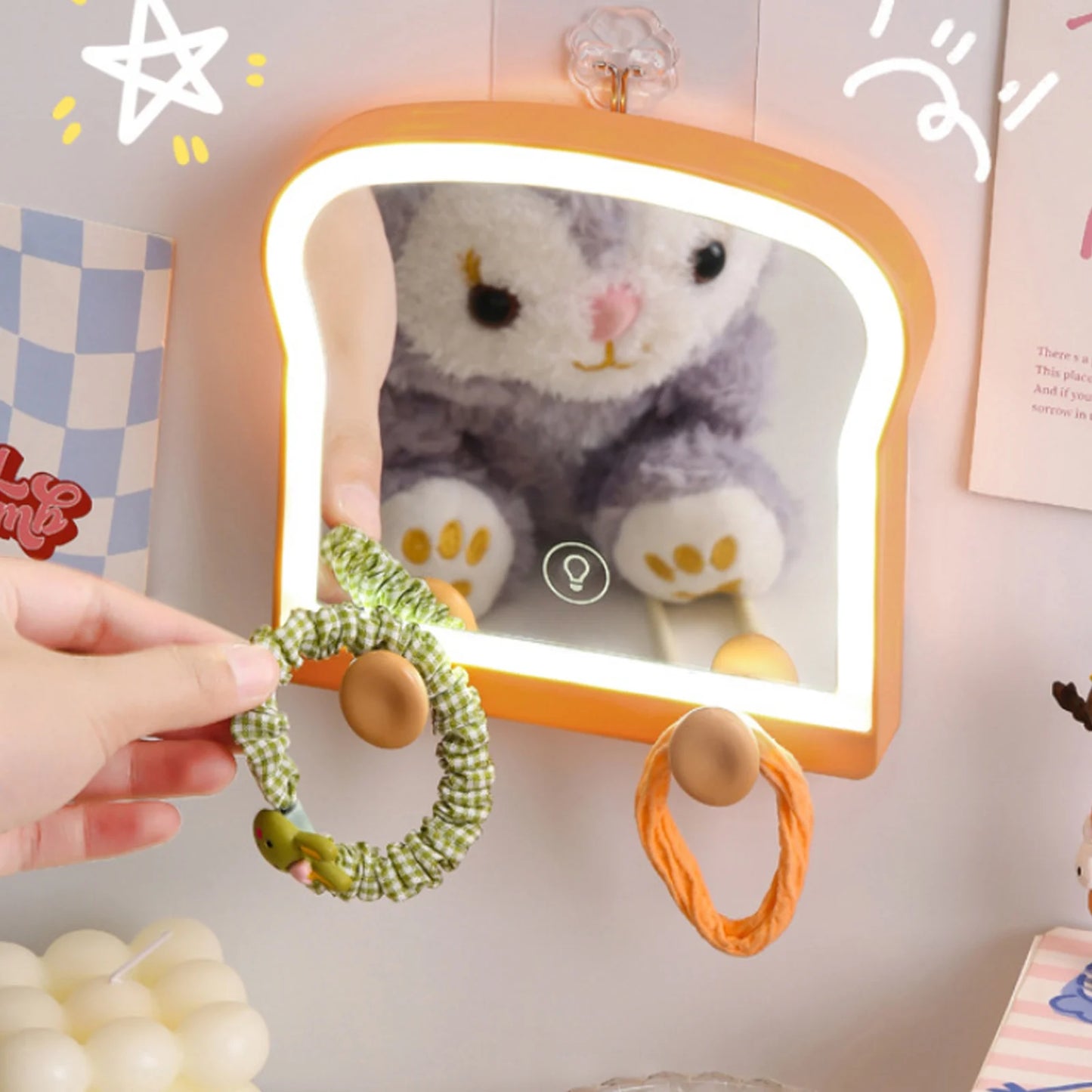 Led Toast Makeup Mirror