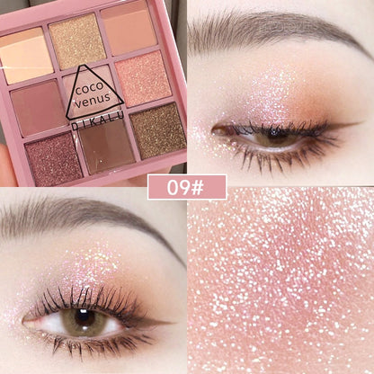 Kawaii Nine-Color Eye Shadow Palette