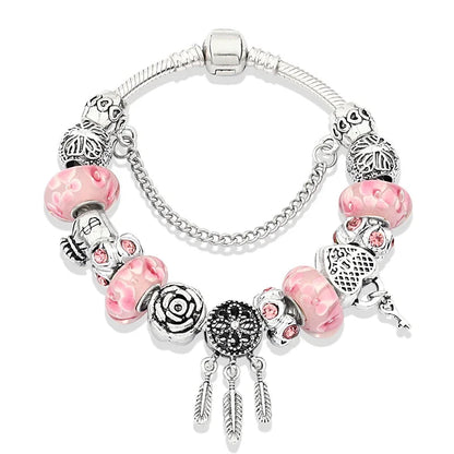 Kawaii Pink Charm Bracelets