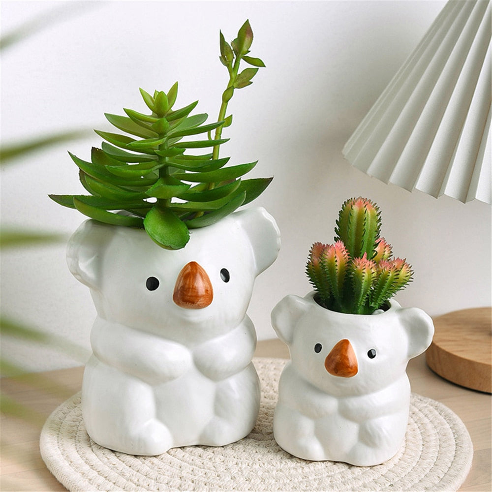 where to buy cute pots for plants Kawaii Koala Planter Pots – Kore Kawaii