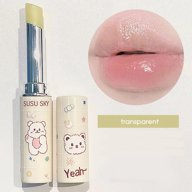 Kawaii Transparent SUSU SKY Moisturizing Lipstick 