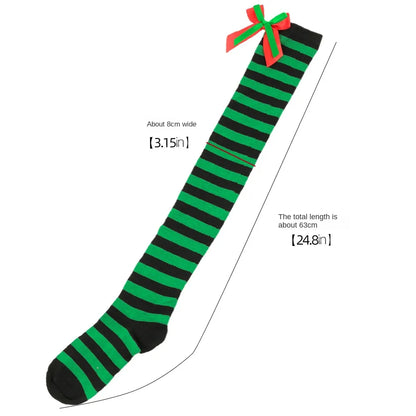 Knee High Christmas Stockings Dimensions